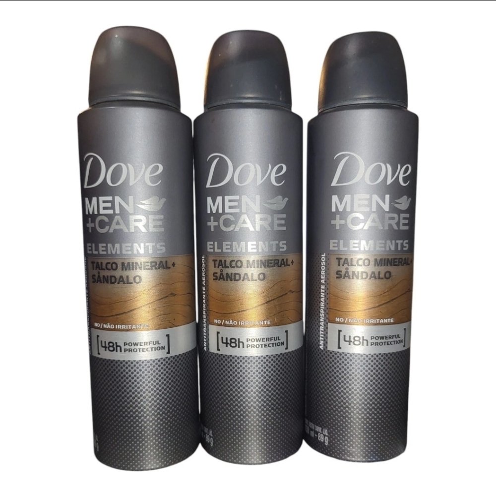 Dove sandalwood Mineral Powder Men+Care Dry Spray 48H Antiperspirant SPANISH